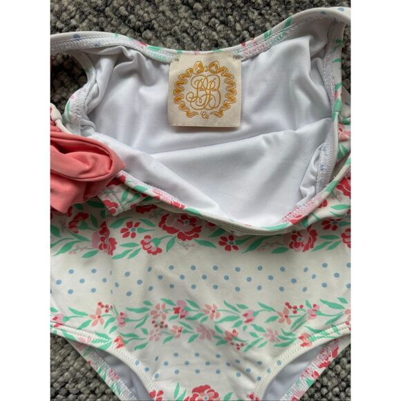 Beaufort Bonnet Company 18-24 Months Baby Girl Floral One Piece Bathing Suit - Picture 3 of 4